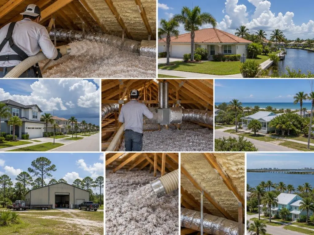 Blown-In Attic Insulation in Palm Bay, FL