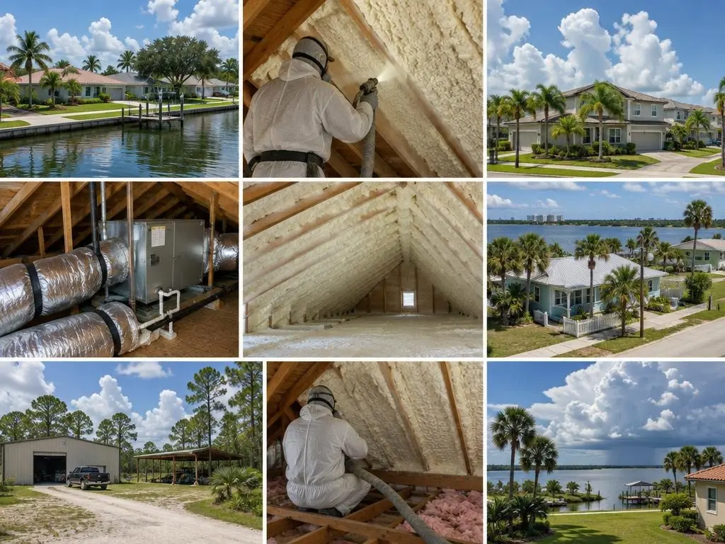 Unvented Attic & Roof Deck Foam in Palm Bay, FL